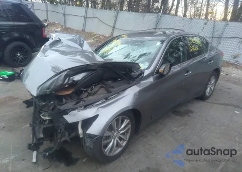 2017 Infiniti Q50 3.0T Premium из США, поврежденный, VIN JN1EV7AP7HM743533